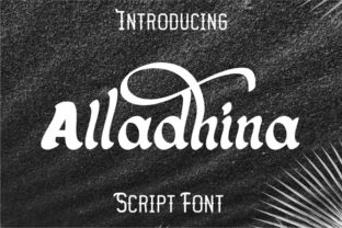Alladhina: A Handwritten Font That Brings Personality to Your Crafts