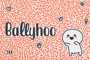 Ballyhoo Font: A Playful Script with a Cool Vibe for Digital Projects