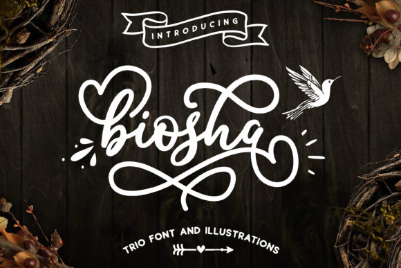 Biosha: A Script Font with Personality