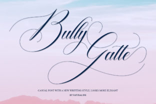 Bully Gatte: A Bold Script Font for Strong Campaign Typography