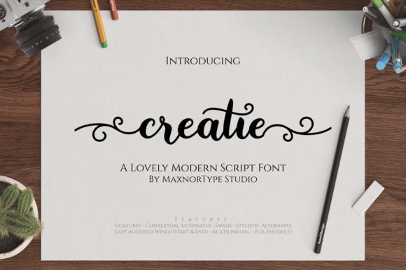 Creatie Font: Elevating Your Brand with Modern Script Typography