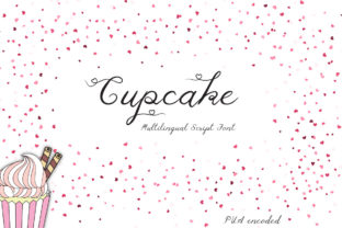 Cupcake: A Premium Handwritten Font for Romantic Branding Projects