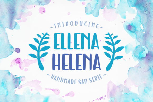 Ellena Helena: A Bold Handwritten Typeface for Editorial Design