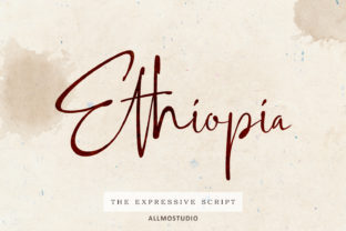 Ethiopia Font: A Handwritten Typeface for Editorial Charm