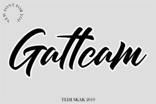 Gattcam Font: A Bold Typeface for Crafters and Creators