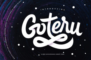 Goteru: A Handwritten Typeface for Modern Editorial Design