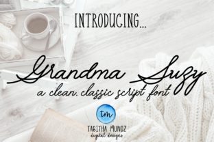 Grandma Suzy: A Script Font That Builds Trust in Your Brand