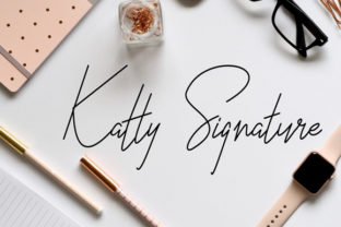 Katty Font Review: A Bold Script for Standout Branding