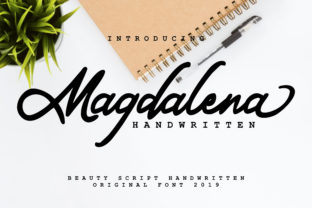 Magdalena Font: A Handwritten Typeface for Charming Craft Projects