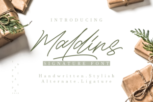Maldins Font: A Polished Touch for Your Branding Materials