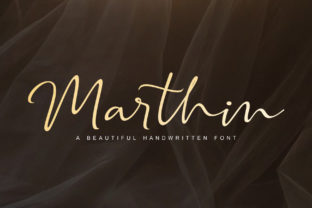 Marthin: A Handwritten Font for Editorial Design
