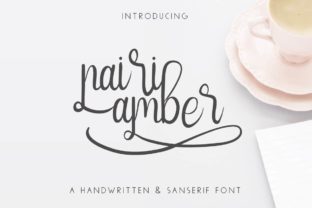 Nairi Amber: A Handwritten Typeface for Editorial Elegance