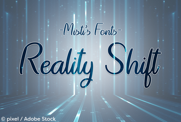 Reality Shift Font: A Script Typeface That Elevates Campaign Design