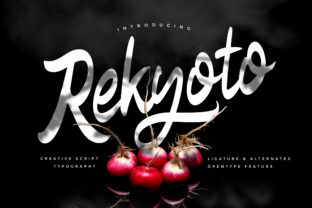 Rekyoto Font: A Bold Handwritten Typeface for Memorable Branding