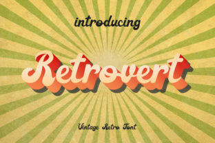 Retrovert: A Bold Retro Typeface for Modern Web Design
