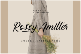 Rossy Amitter Font: Elevate Your Campaign with Modern Calligraphy