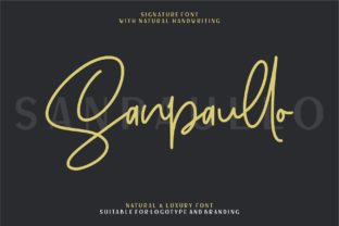 Sanpaullo Font: A Modern Handwritten Typeface for Your Brand