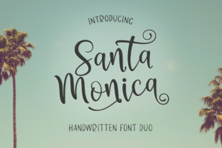 Santa Monica Duo: A Font That Feels Like a Warm California Breeze
