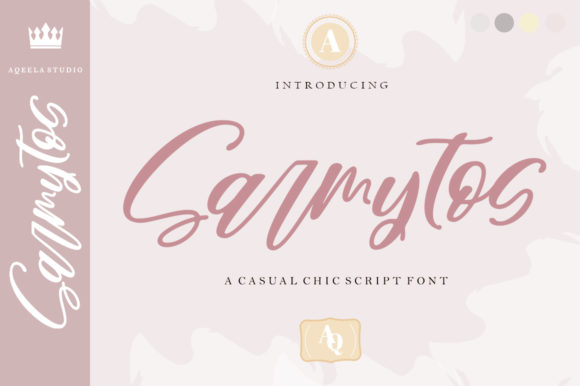 Sarmytos: A Bold Handwritten Font for Creative Makers