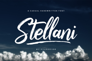 Stellani: A Playful Script Font for Modern Editorial Design
