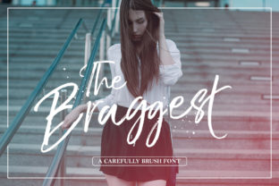 The Braggest: A Bold Handwritten Typeface for Web Design