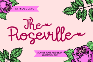 The Roseville Font: A Playful Script for Editorial Elegance