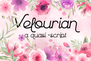 Velourian Font: A Romantic Typeface for Digital Design